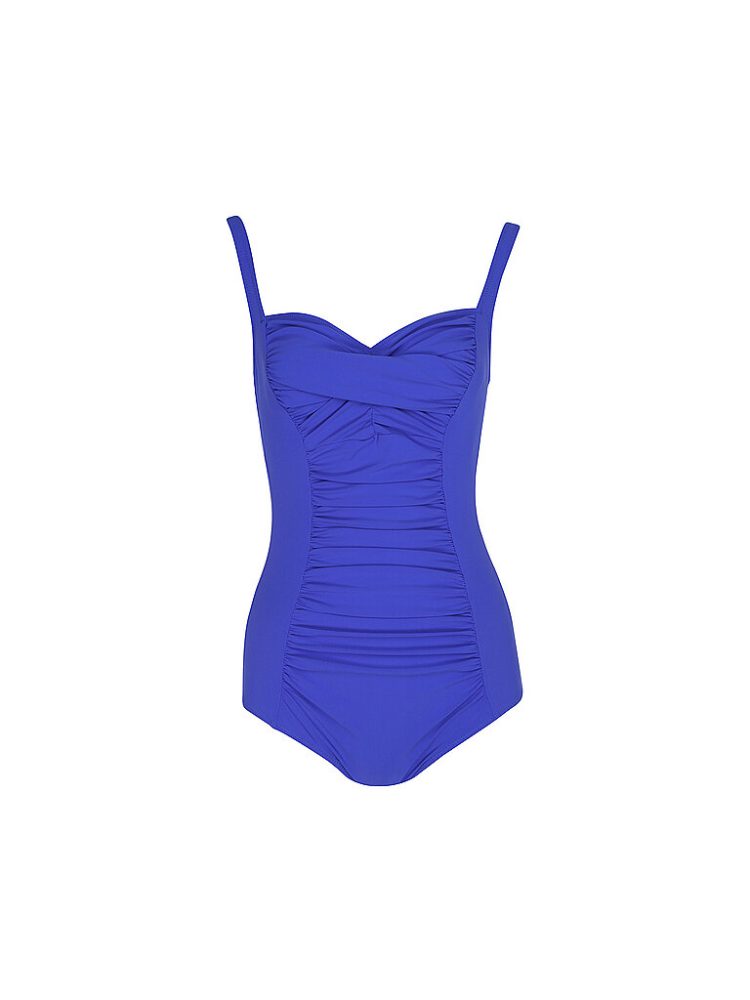 Anita - Michelle - Badeanzug, für Damen, Blau, Größe 38E