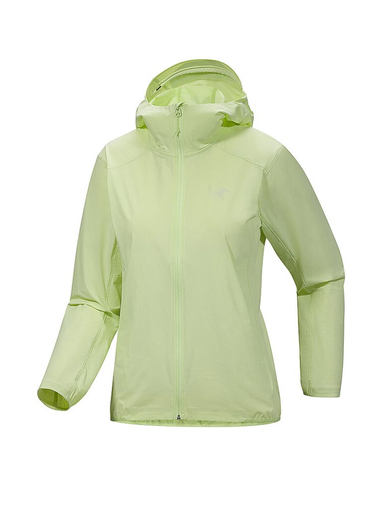 ARCTERYX Damen Softshelljacke Gamma Lightweight Hoodie hellgrün | XS