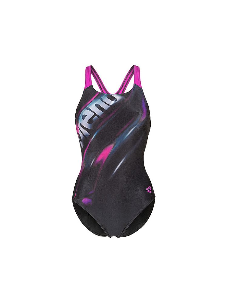 ARENA Damen Badeanzug Placement Pro schwarz | 40