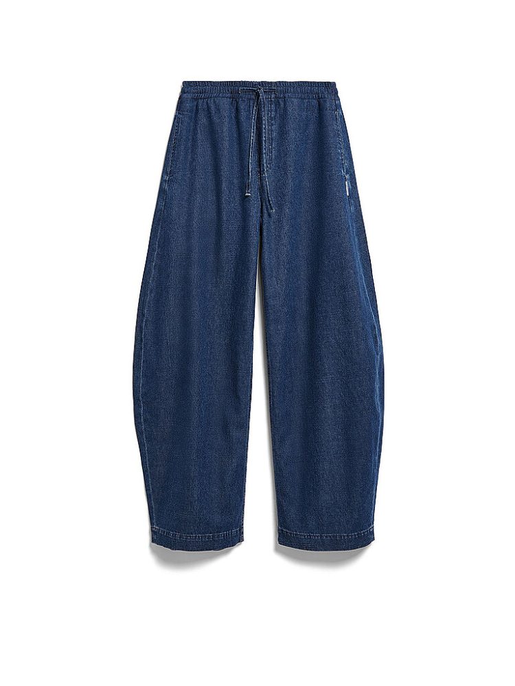 ARMEDANGELS Damen Hose Pull On Barrel Denim dunkelblau | S