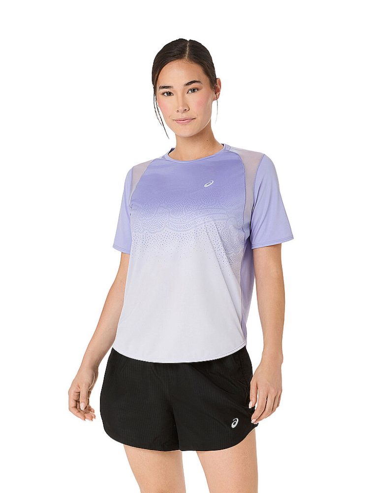 ASICS Damen Laufshirt Road Fade lila | M