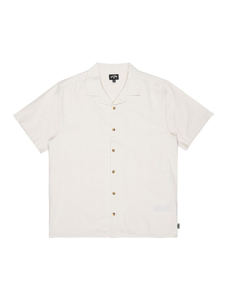 BILLABONG Herren Beachhemd Vacay Linen creme | M