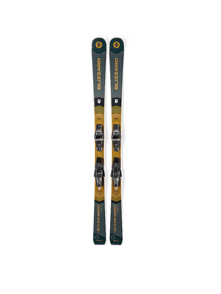 BLIZZARD Pistenski Set Stormbird 80 TI + TP11 Light Demo dunkelgrün | 165