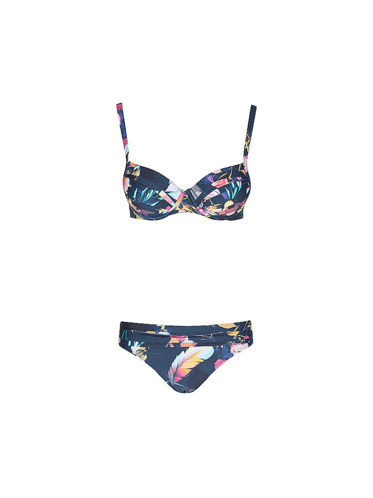 BOMAIN Damen Bikini dunkelblau | 40 A/B