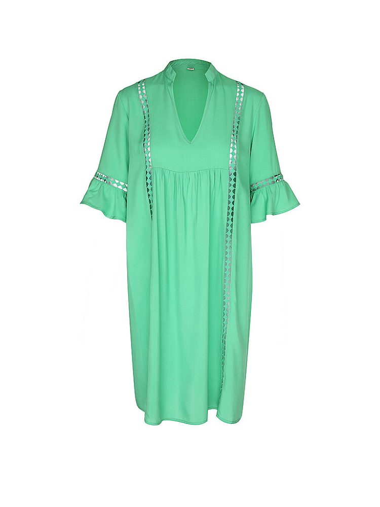 BOMAIN Damen Kleid grün | L