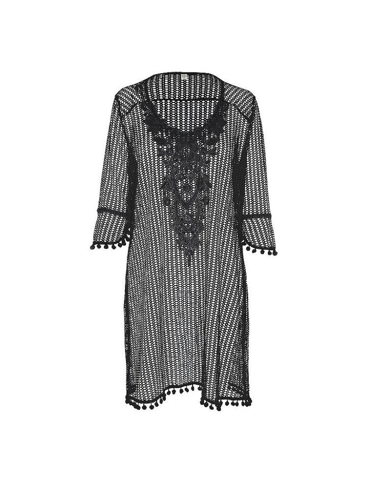 BOMAIN Damen Tunika schwarz | L