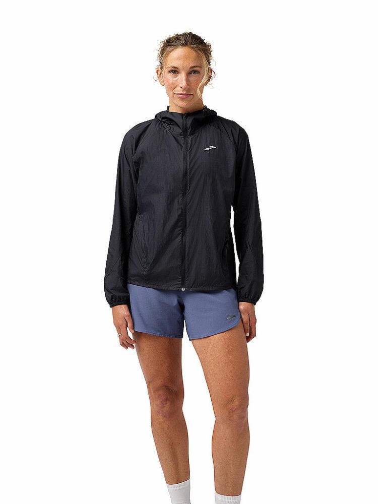 BROOKS Damen Laufjacke Canopy 2.0 schwarz | S