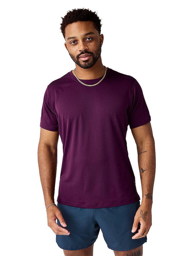 BROOKS Herren Laufshirt Dash dunkelrot | L