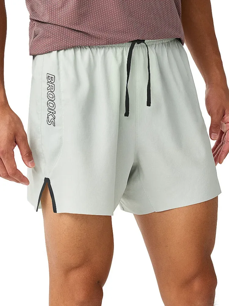 BROOKS Herren Laufshort Cascadia creme | L