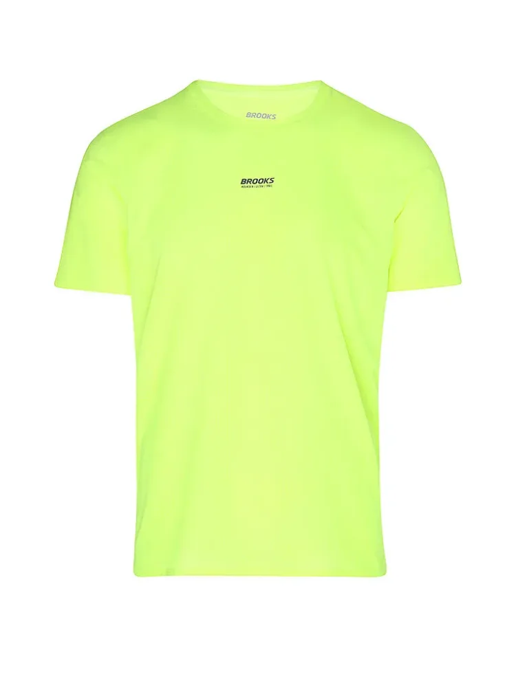 BROOKS Herren Laufshirt High Point 2.0 gelb | S