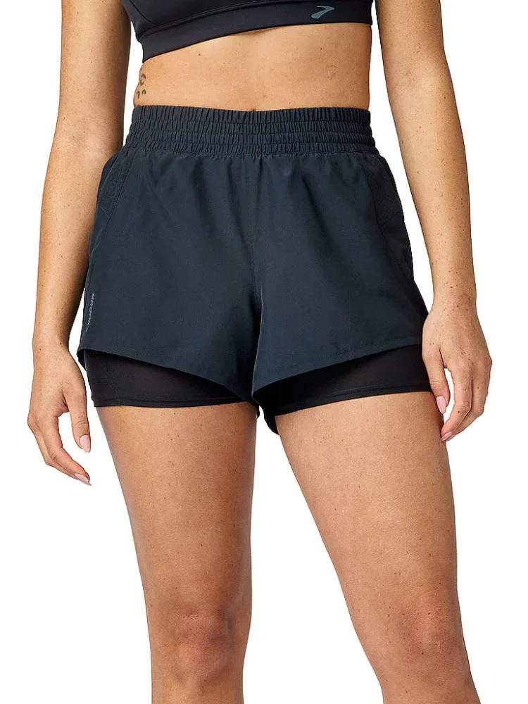 Brooks Dash 2-in-1 Laufshorts Damen