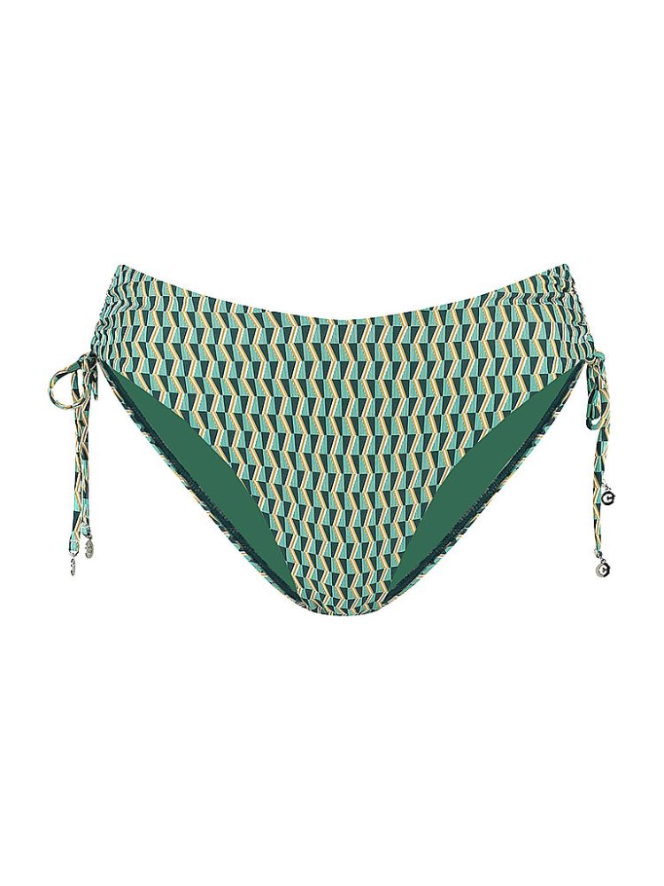 Groovy Graphic Bikini Regular Slip in grün