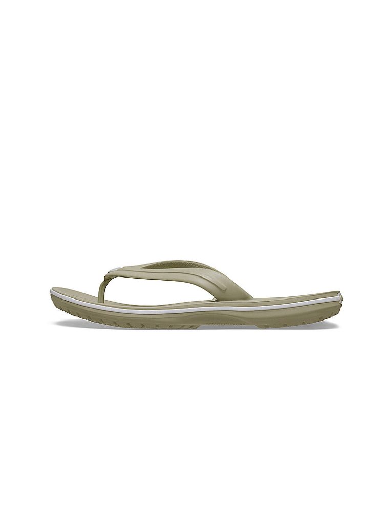 CROCS Zehentrenner Crocband Flip hellbraun | 37-38