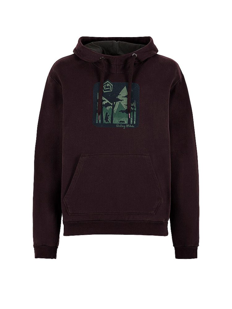 E9 Herren Kletterhoodie Hood  braun | M