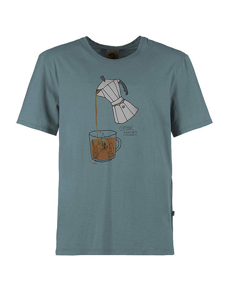 E9 Herren Klettershirt Cup hellgrau | S