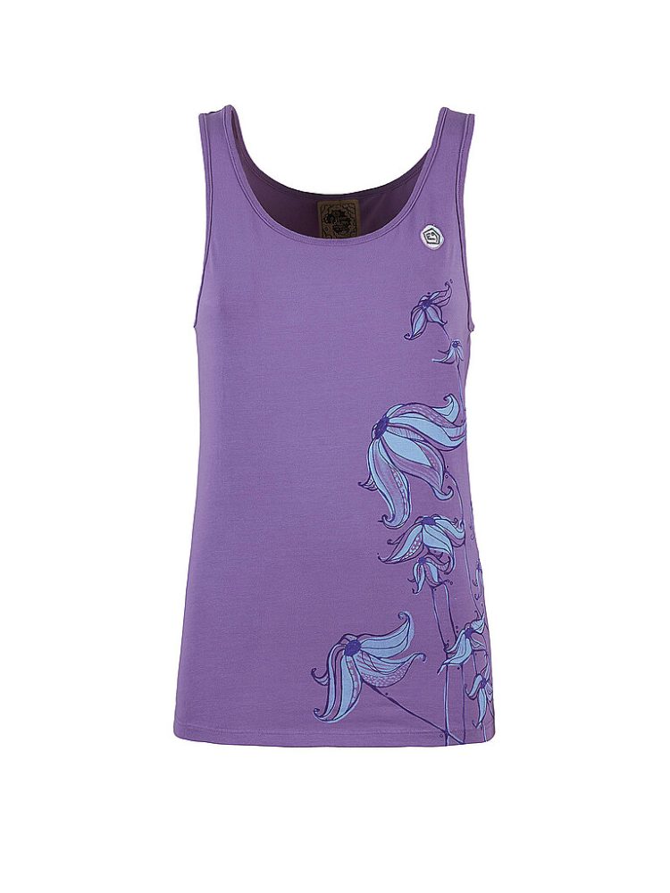 E9 Damen Klettertop Tola lila | S