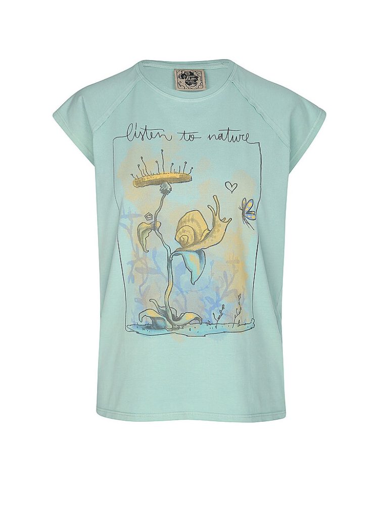 E9 Damen Klettershirt Snail hellgrün | M