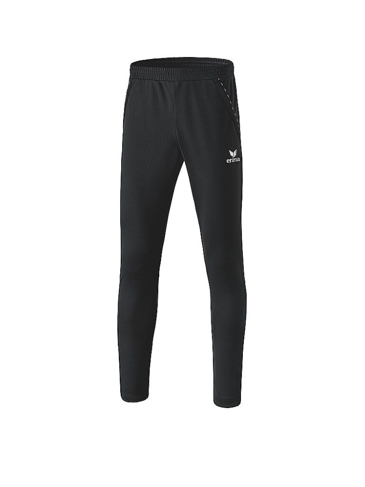ERIMA Herren Trainingshose mit Wadeneinsatz 2.0  schwarz | L