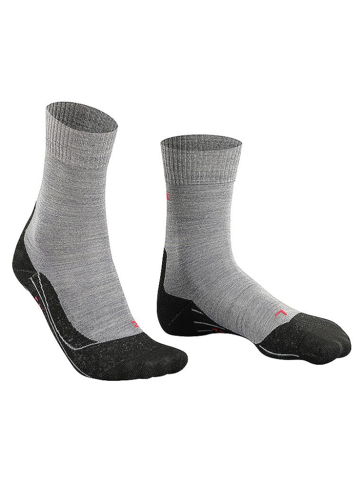 FALKE Damen Trekking Socken TK5 Light Grey grau | 39/40