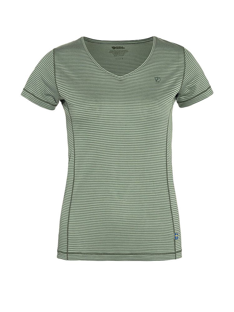 FJÄLLRÄVEN Damen T-Shirt Abisko Cool W hellgrün | S