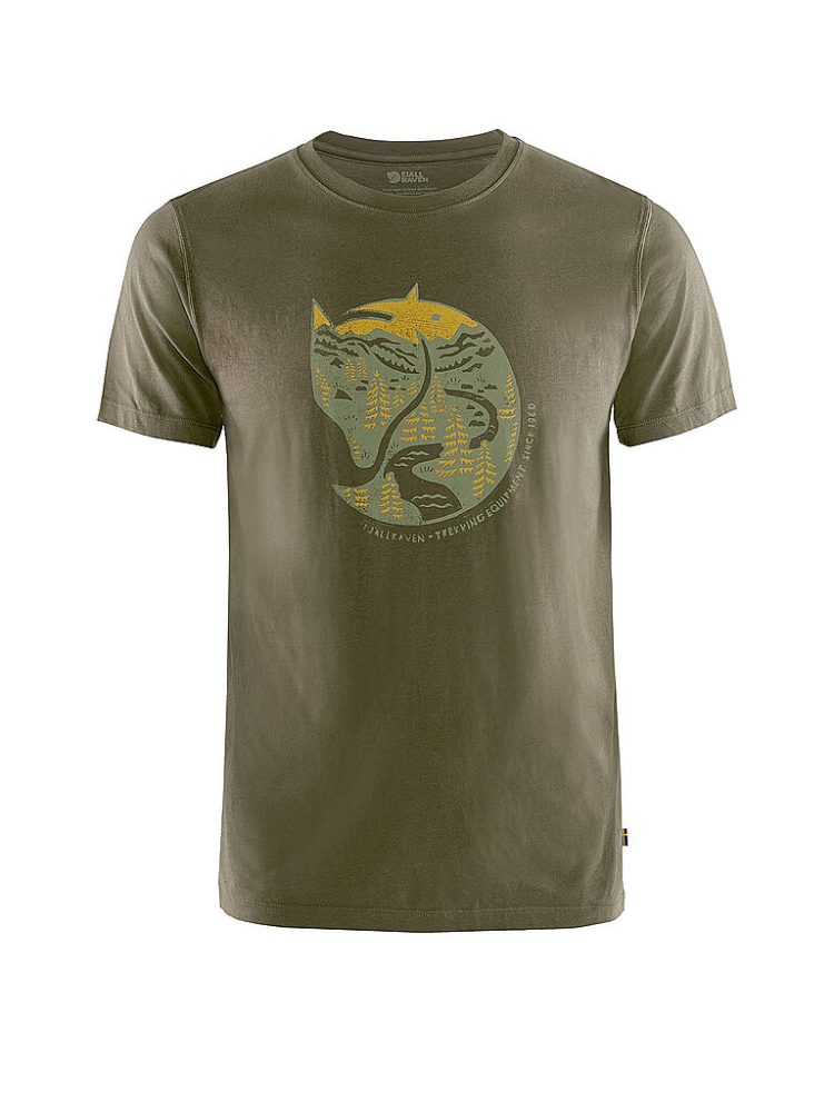 FJÄLLRÄVEN Herren T-Shirt Arctic Fox olive | L