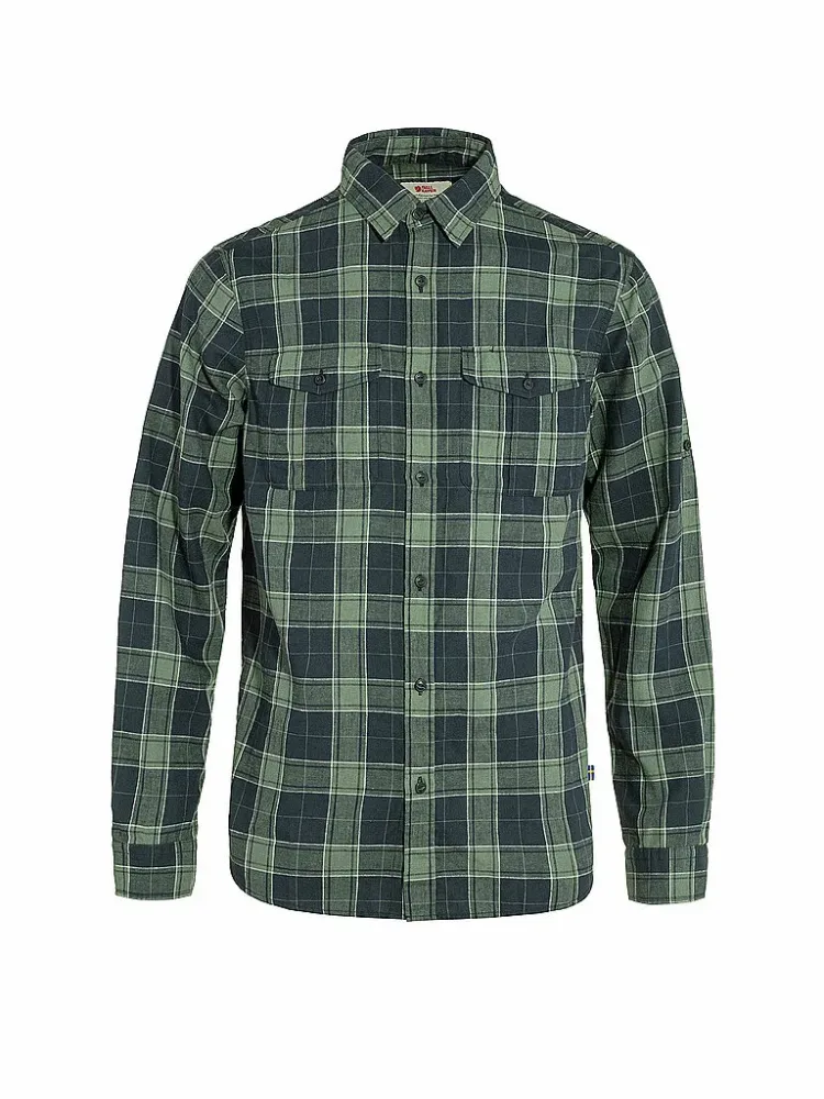 FJÄLLRÄVEN Herren Hemd Övik Travel dunkelblau | XL