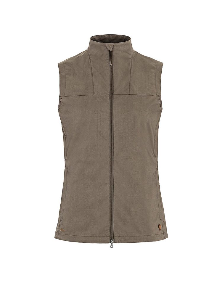FJÄLLRÄVEN Damen Weste Abisko G1000 hellbraun | XS