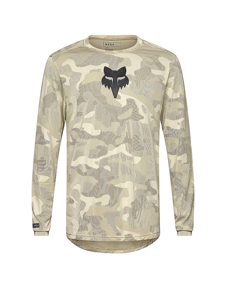 FOX Herren Radshirt  Langarm-Jersey Ranger TruDri? beige | XXL