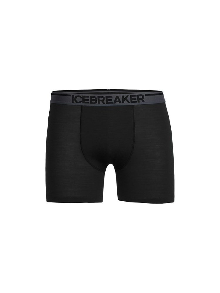 ICEBREAKER Herren Boxershorts Merino Anatomica schwarz | L