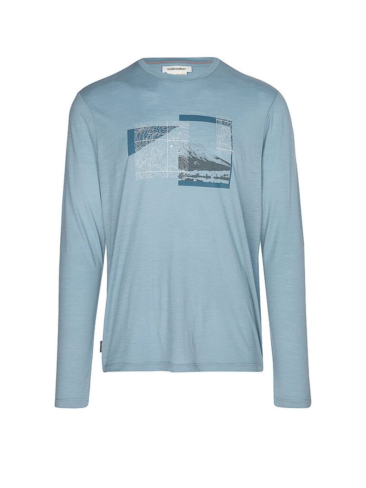 ICEBREAKER Herren Funktionsshirt Peak Bal 150 Tech Lite hellblau | XL
