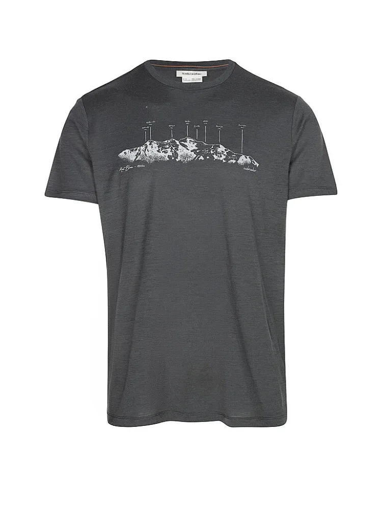 Icebreaker Herren Merino 150 Tech Lite The Peaks T-Shirt