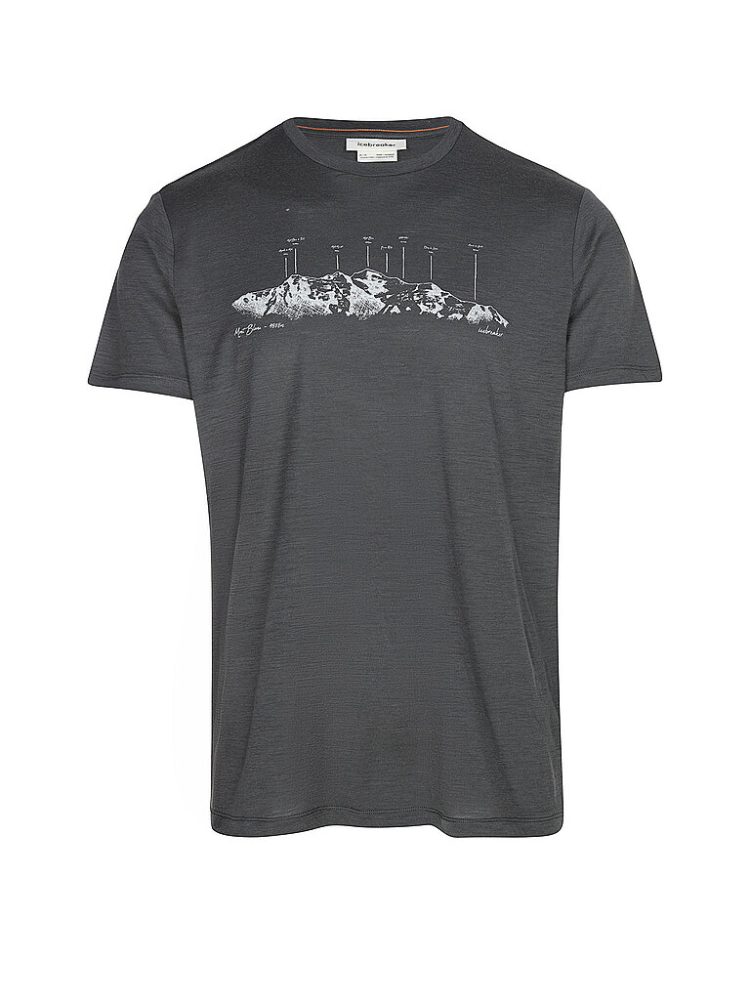 Icebreaker Herren Merino 150 Tech Lite The Peaks T-Shirt