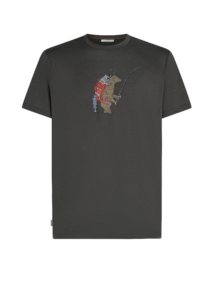 ICEBREAKER Herren Funktionsshirt Merino 150 Tech Lite Bear Catch grau | XL