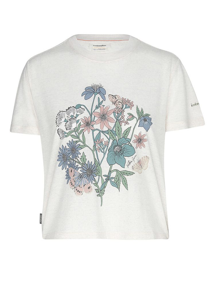 ICEBREAKER Damen Funktionsshirt Flora 150 Tech Lite beige | M