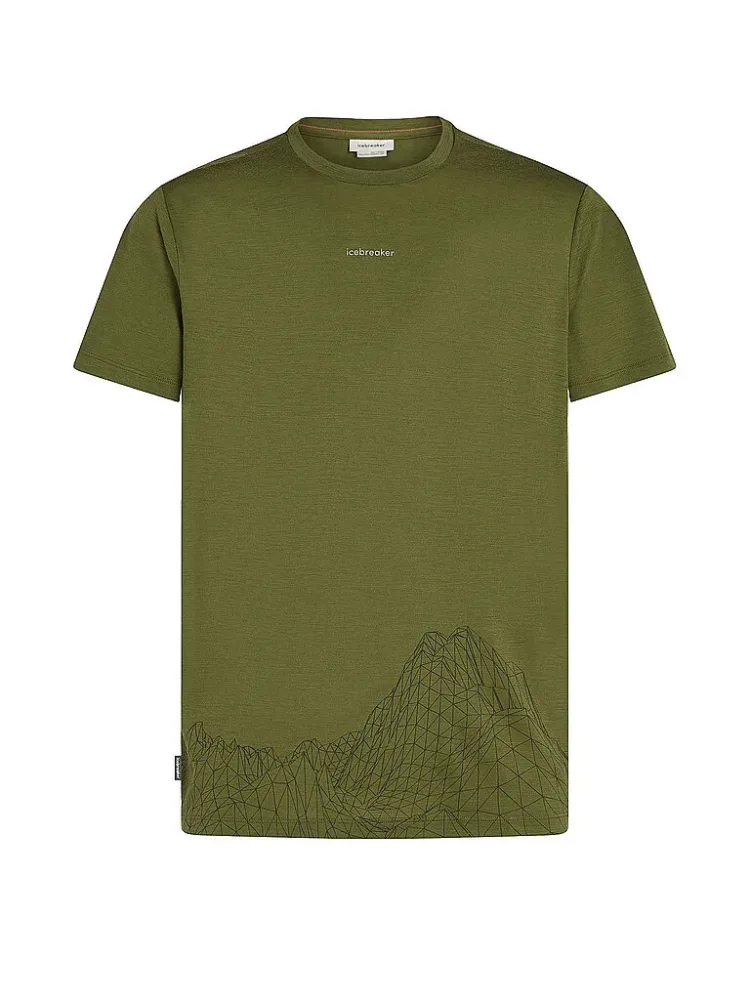 Icebreaker Herren Merino 150 Tech Lite 3D Mapping T-Shirt