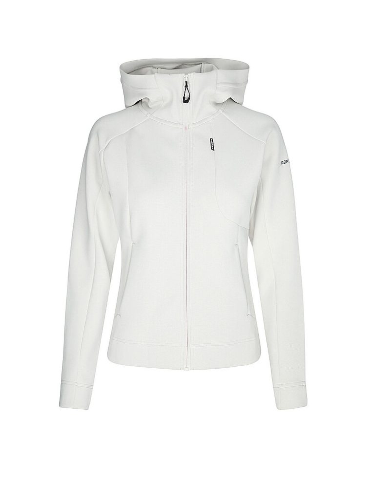 ICEPEAK Damen Fleecejacke Bunnel Hoodie weiss | XL