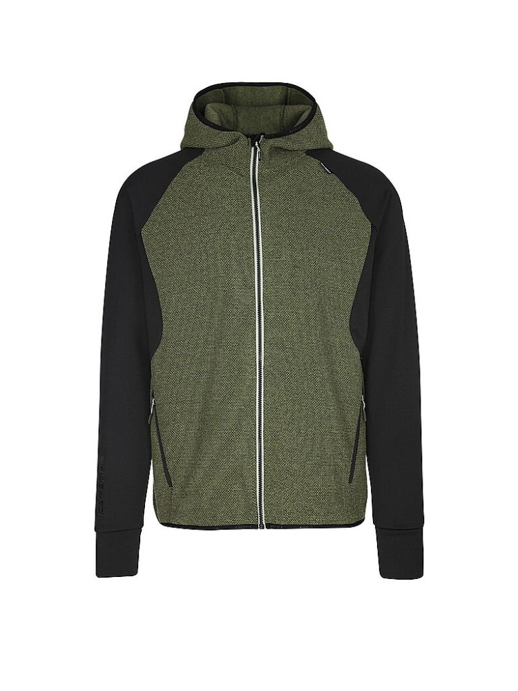 ICEPEAK Herren Fleecejacke Baltimore Hoodie olive | L