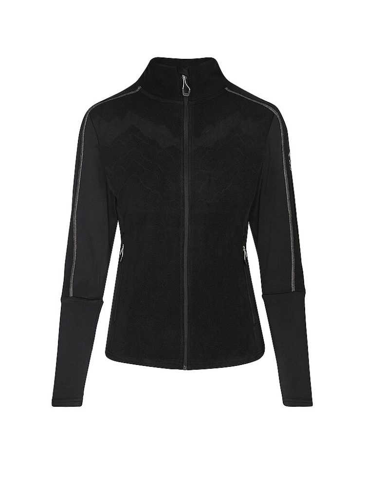 ICEPEAK Damen Unterzieh Fleecejacke Fairway schwarz | S