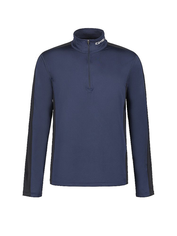 ICEPEAK Herren Unterzieh Zipshirt Fleminton dunkelblau | S