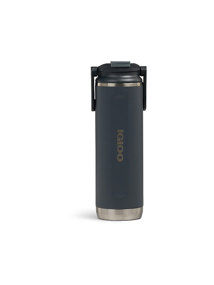 IGLOO Trinkflasche Flip 'n' Sip Tumbler isoliert 591ml schwarz