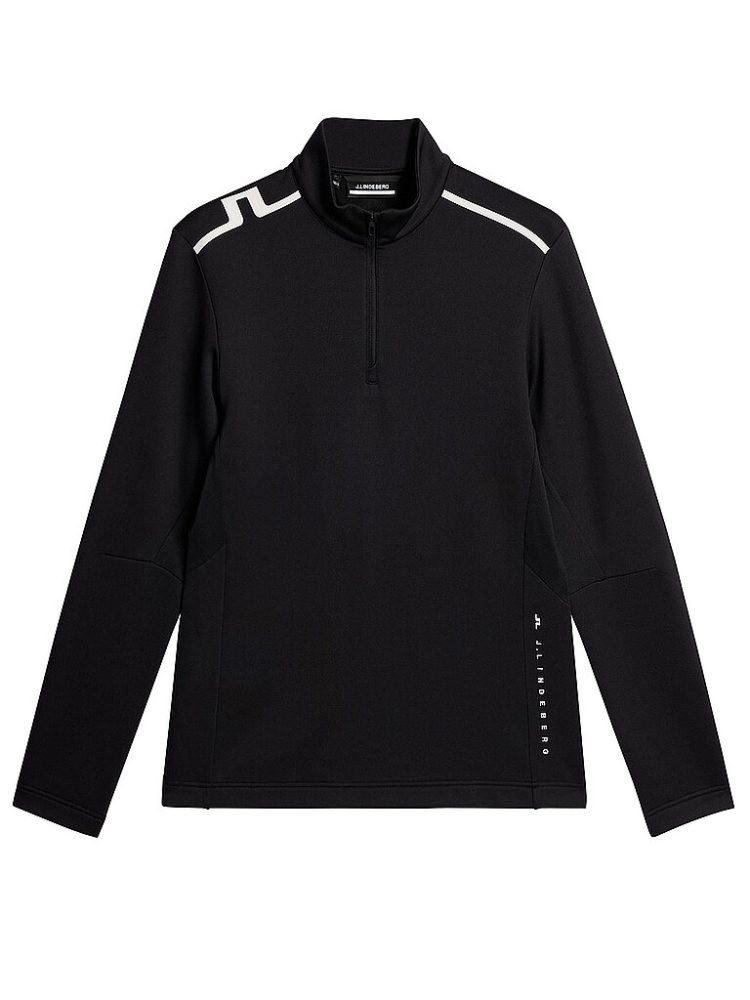 J.LINDEBERG Damen Unterzieh Zipshirt  Vinnie Quarter Zip Mid Layer  schwarz | S