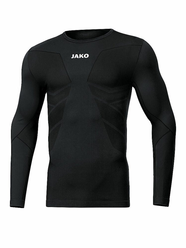 JAKO Herren Unterziehshirt Comfort 2.0 schwarz | S