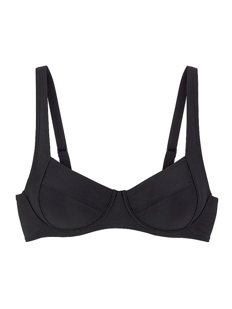 Lascana - Bikini-Top, für Damen, Schwarz, Größe 42