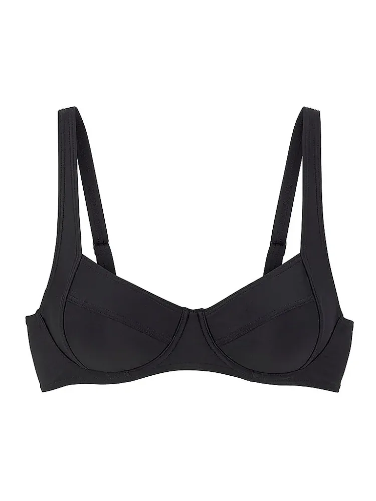 Lascana - Bikini-Top, für Damen, Schwarz, Größe 40