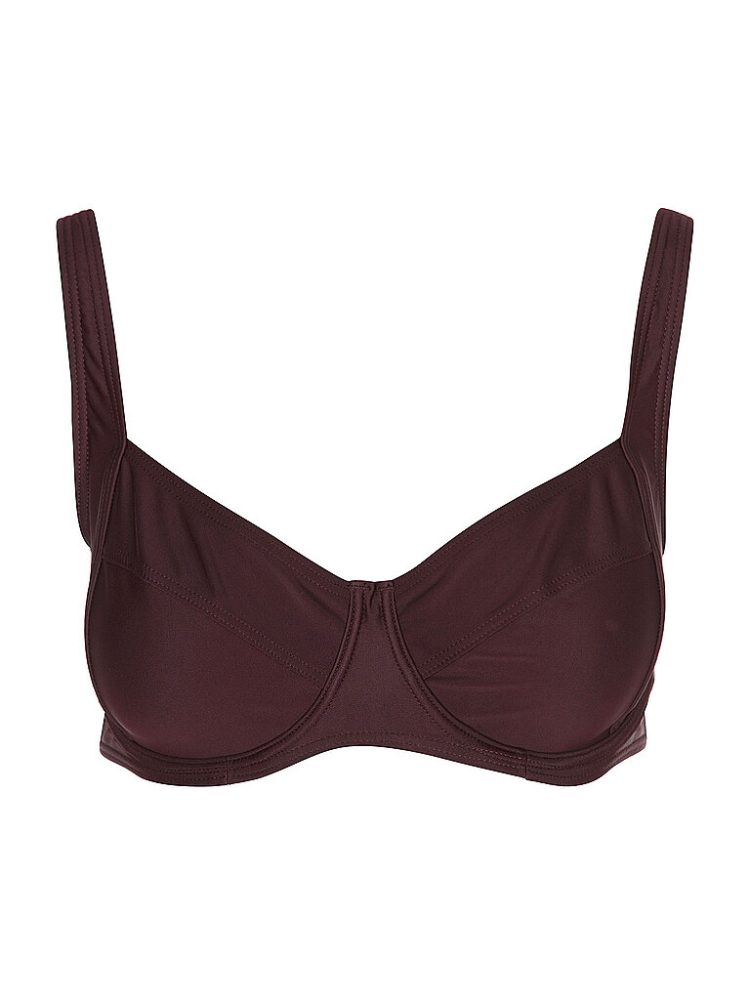 LASCANA Damen Bikinioberteil Bügel dunkelrot | 38E