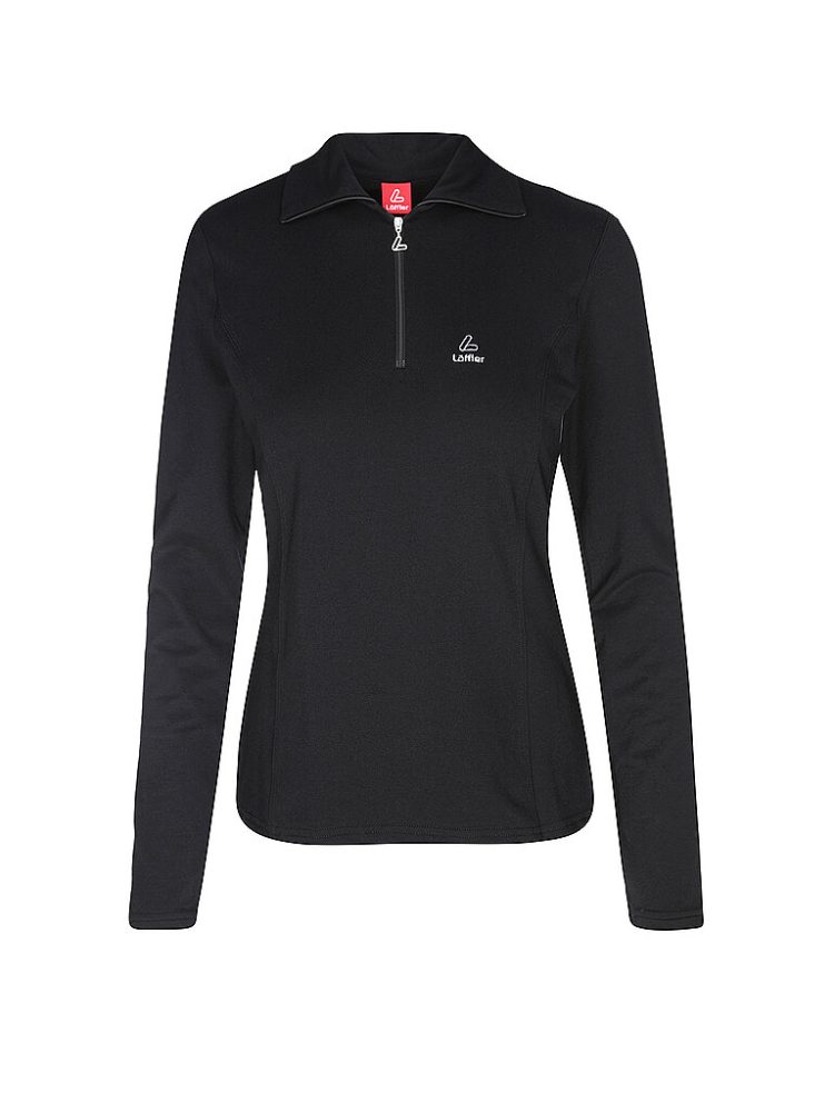LÖFFLER Damen TRANSTEX® Zip-Rolli Basic schwarz | 40