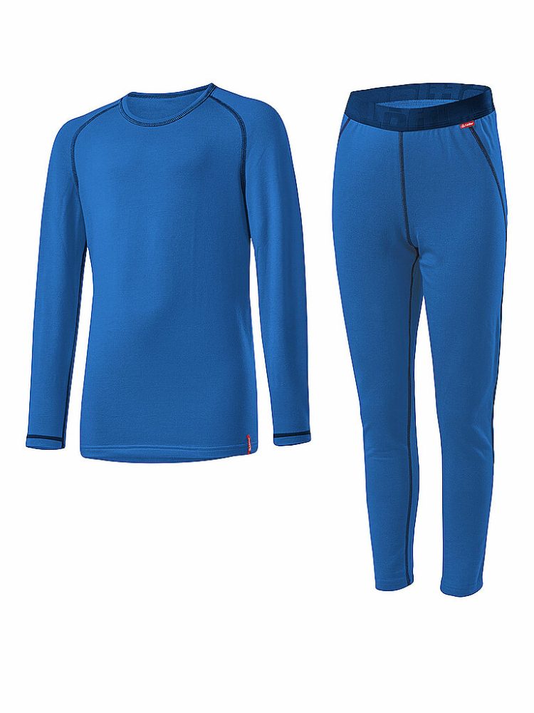 LÖFFLER Kinder Funktionsunterwäsche-Set TRANSTEX® WARM blau | 128