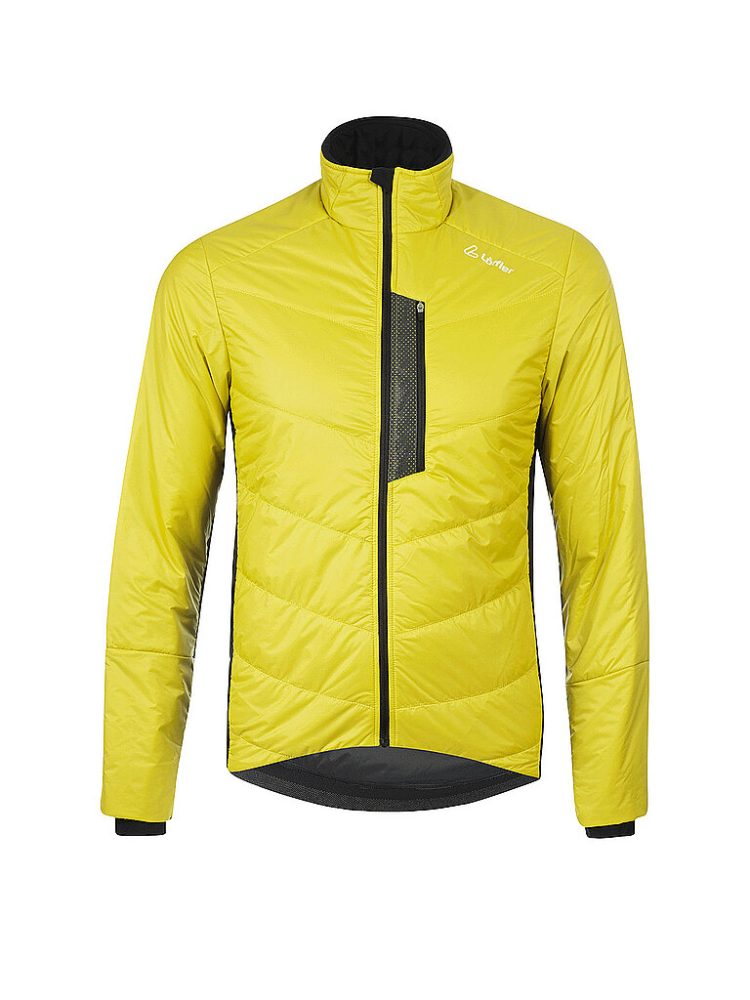 LÖFFLER Herren Winterjacke ISO PL60 gelb | 52