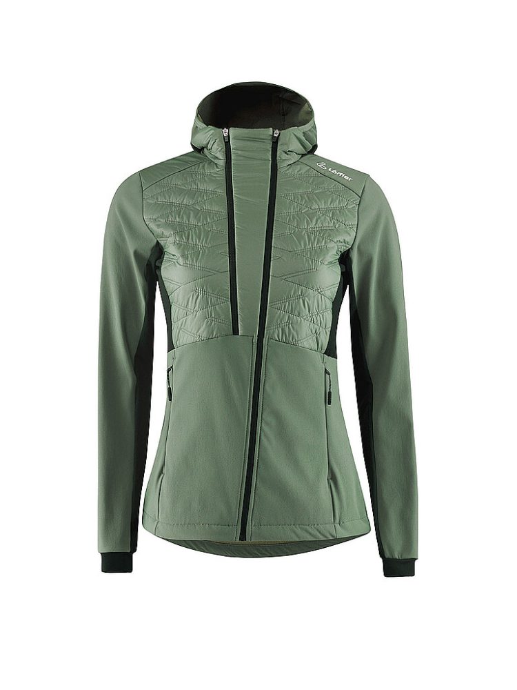 LÖFFLER Damen Langlauf Jacke Alessa P olive | 38