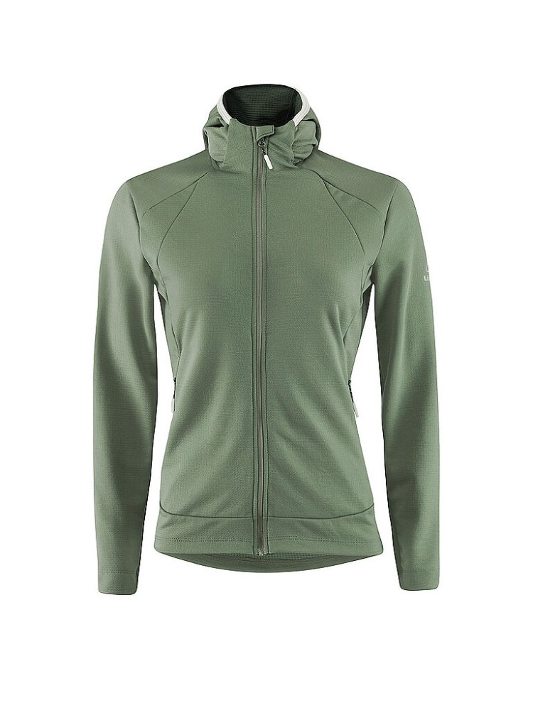 LÖFFLER Damen Langlauf Fleecejacke Tech-Merino Hoodie olive | 36